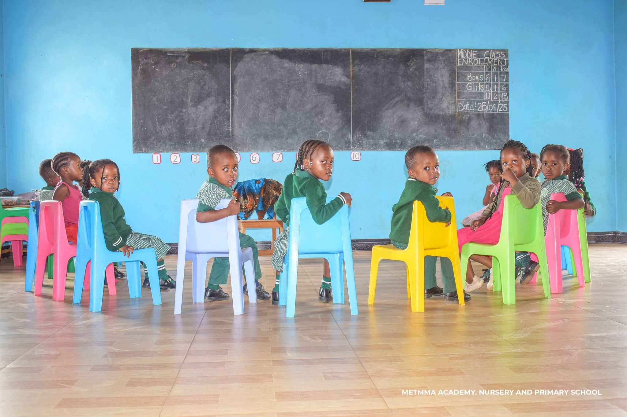 Students during class activities