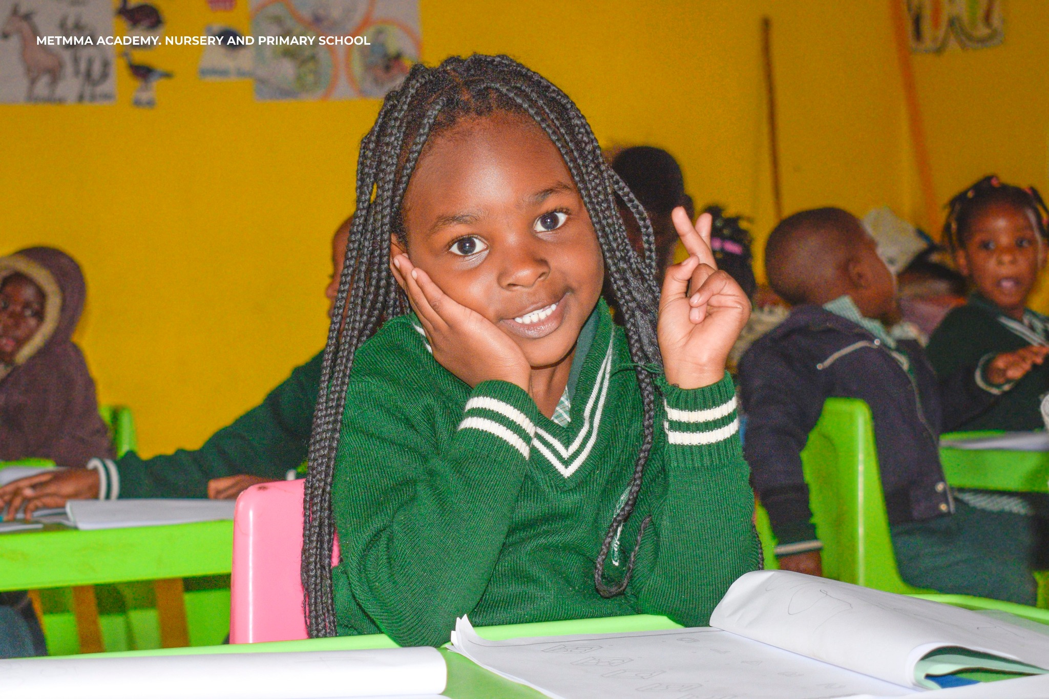 METMMA Academy students in classroom